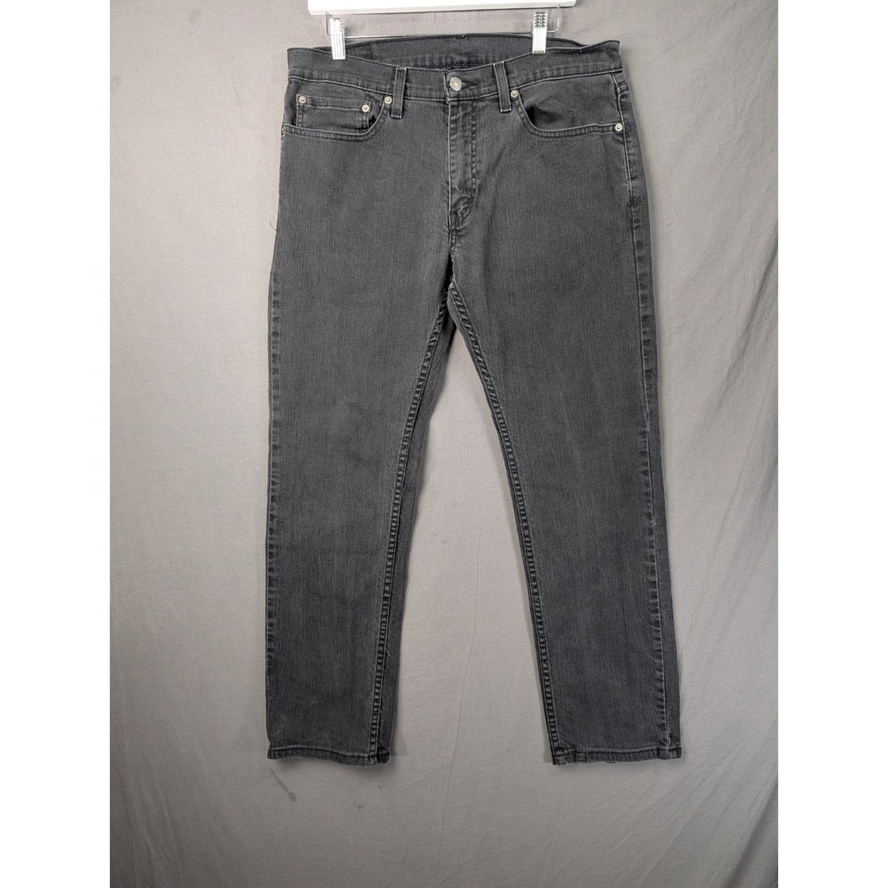 Levi 559 Relaxed Straight Jeans Men's Size 34x32 Grey Denim